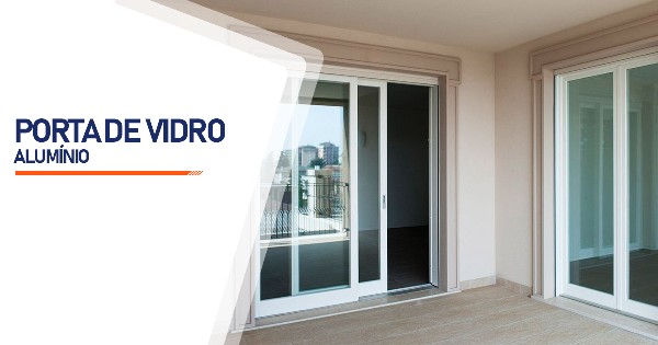 Porta De Vidro Aluminio RJ